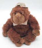 Vintage knuffel Aap met kraag en hoedje Neckermann, Verzamelen, Ophalen of Verzenden, Zo goed als nieuw, Overige typen