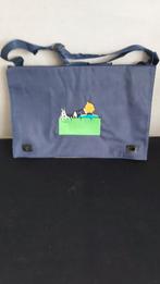 Kuifje tas  blauw met beige, Verzamelen, Ophalen of Verzenden, Nieuw
