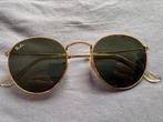Ray Ban zonnebril round metal goud, Gebruikt, Zonnebril, Overige kleuren, Ophalen of Verzenden