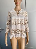 H380 Patricia Pepe maat 34/36=XS/S blouse top tuniek wit
