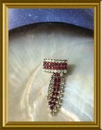 Vintage strass broche, Ophalen of Verzenden, Broche