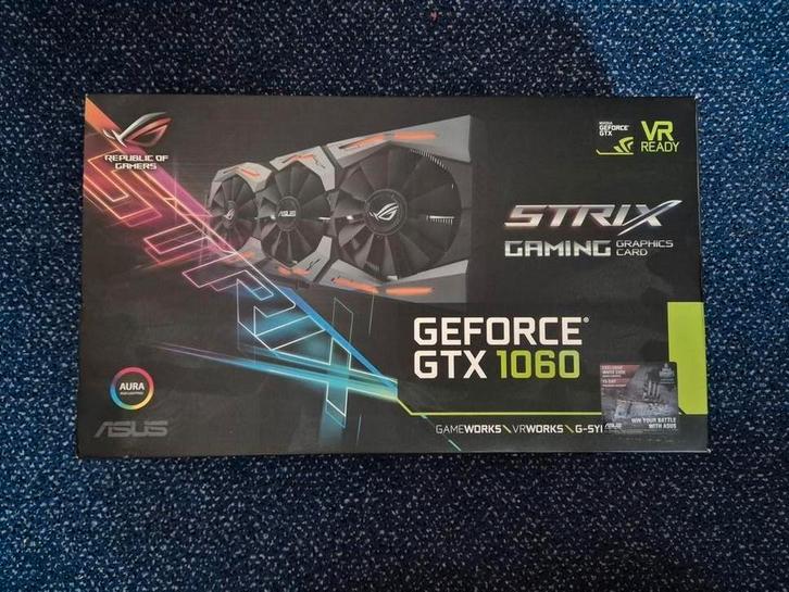 ASUS GTX 1060 Strix - Videokaart, Computers en Software, Videokaarten, Gebruikt, Nvidia, PCI-Express 3.0, GDDR5, HDMI, DisplayPort