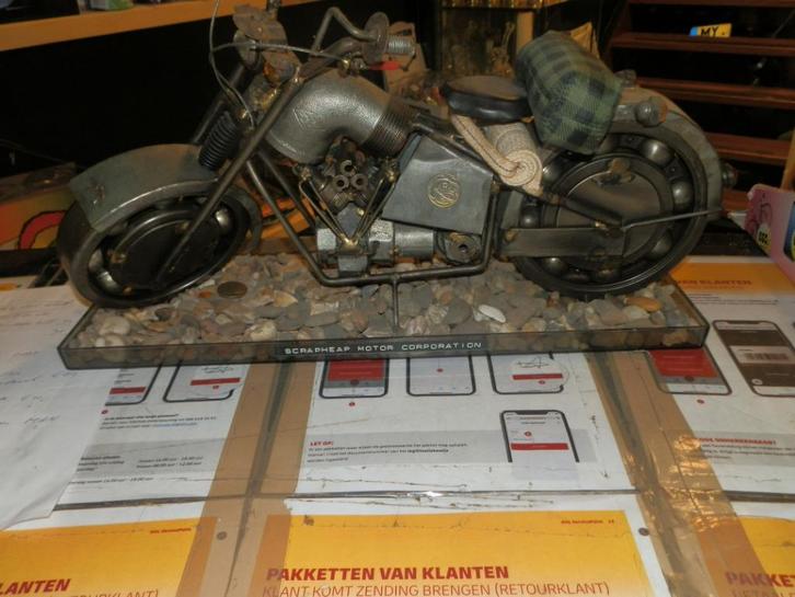 Metalen Motor Scraphead motor corporation uniek, Hobby en Vrije tijd, Modelauto's | 1:50, Zo goed als nieuw, Overige typen, Overige merken