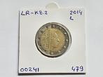 2-euromunt Luxemburg (L) 2014 Koers LR-K8.2, Ophalen of Verzenden, Luxemburg, 2 euro, Losse munt