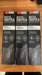 Ecodenta tandpasta nieuw in doos - Black Whitening vegan, Ophalen of Verzenden, Nieuw, Tandpasta