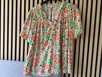 Mooie z.g.a.n  gekleurde top/blouse van Garcia maat L beschikbaar voor biedingen
