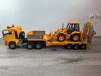 Bruder 2776 - MAN dieplader met JCB graaflaadmachine, Ophalen, Zo goed als nieuw