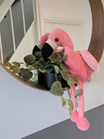 Flamingo knuffel roze decoratie babykamer kinderkamer, Ophalen of Verzenden, Zo goed als nieuw, Overige typen