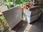 Ikea Hemnes uitschuifbare bedbank gedemonteerd en compleet, Ophalen, Gebruikt, Wit, Tweepersoons
