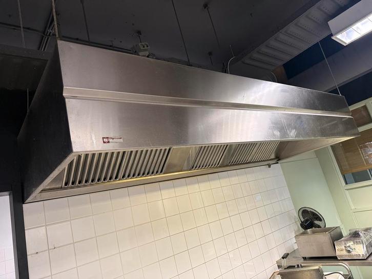 RVS Afzuigkap Horeca dampkap rvs diamond motor en regelaar, Witgoed en Apparatuur, Afzuigkappen, Gebruikt, Ophalen