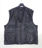 Lederen gilet / vest heren zwart mt 62, Froccella, Zwart, Trui of Vest, Ophalen of Verzenden