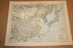Antieke kaart - China, Korea en Japan - Circa 1885 !!, Gelezen, Overige gebieden, Ophalen of Verzenden, Landkaart