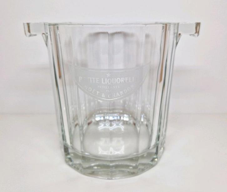 Moët & Chandon Petit Liquorelle glazen ijsemmer., Antiek en Kunst, Antiek | Glas en Kristal, Ophalen of Verzenden