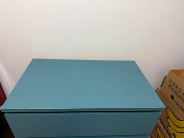 IKEA Malm Turquoise Ladekast - 3 Laden - afbeelding 3
