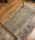 Glazen Tafel /  B 74,5 x  H 42 x L134,5, Ophalen, Gebruikt, 100 tot 150 cm, 50 tot 75 cm