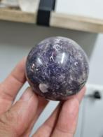 Bol van Lepidoliet met roze toermalijn, Verzamelen, Mineralen en Fossielen, Ophalen of Verzenden, Mineraal