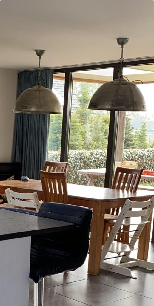 Hanglampen By Boo industrieel, Huis en Inrichting, Lampen | Hanglampen, Zo goed als nieuw, Minder dan 50 cm, Metaal, Ophalen