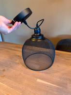 Hanglamp zwart mesh | Lucide hanglamp Leen Bakker, Minder dan 50 cm, Ophalen of Verzenden, Metaal, Zo goed als nieuw