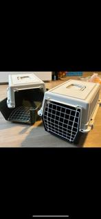 2 x reiskoffer voor kleine huisdieren, Kooi, Zo goed als nieuw, Ophalen