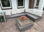 Teakhouten loungeset met aluminium frame merk Life, Tuin en Terras, Tuinsets en Loungesets, Ophalen, Gebruikt, Teakhout, Loungeset