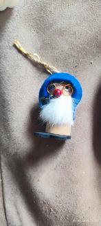 Vintage Kurt Adler Houten Kabouter Kerst Hanger, Ophalen of Verzenden, Gebruikt