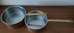 2 Koperen steelpan Culinox Spring, Ophalen of Verzenden, Gebruikt, Overige materialen, Pannenset