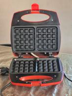 Wafelijzer rood captain Cook Electric 30.004  750watt, Witgoed en Apparatuur, Ophalen of Verzenden, Zo goed als nieuw