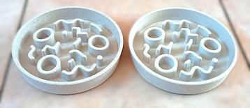 beige District 70 BAMBOO Cat Slow Feeder -anti-schrok- 13 cm beschikbaar voor biedingen