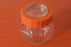 Retro vintage Fidenza Vetraria Italy voorraadpot / weckpot, Ophalen of Verzenden, Zo goed als nieuw, Glas, Pot, Bus of Blik