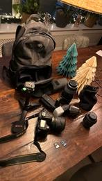 Nikon D90 met tas vol met toebehoren 3 lenzen etc., Ophalen, Zo goed als nieuw, Nikon, 8 keer of meer