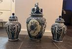 Delfts Blauwe Vazen Set - Royal Boch, Antiek en Kunst, Antiek | Vazen, Ophalen