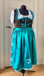 Dirndl Spieth&Wensky mt 46 katoen kwaliteit blauw wit bruin, Kleding | Dames, Maat 46/48 (XL) of groter, Ophalen of Verzenden