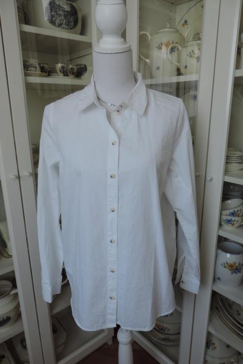 Nieuwe witte blouse van Pieces, maat M, Kleding | Dames, Blouses en Tunieken, Nieuw, Maat 38/40 (M), Wit, Ophalen of Verzenden