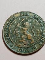 2/5 cent 1894, Postzegels en Munten, Munten | Nederland, Ophalen of Verzenden, Koningin Wilhelmina, Overige waardes, Losse munt