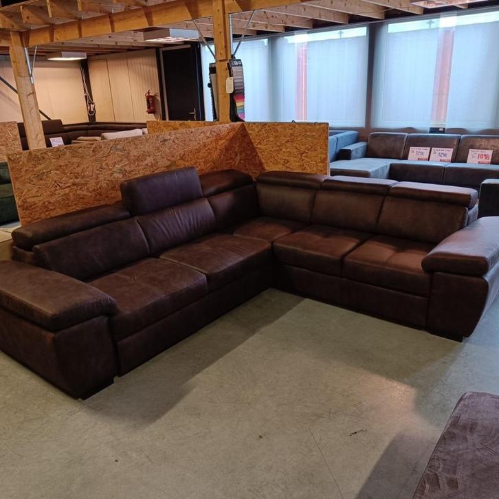 Hoekbank model Roxanne 285 cm x 255 cm met HR-vulling, Huis en Inrichting, Banken | Bankstellen, Nieuw, Hoekbank, Vierpersoons of meer