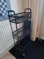 Metalen Trolley 3 Verdiepingen met Wieltjes, Ophalen, Zo goed als nieuw