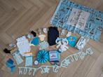 Babyshower baby jongen blauw versiering, Hobby en Vrije tijd, Feestartikelen, Ophalen of Verzenden, Zo goed als nieuw, Versiering