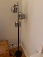 Vloerkamp rookglas, Huis en Inrichting, Lampen | Vloerlampen, Ophalen, Zo goed als nieuw, Metaal, 100 tot 150 cm