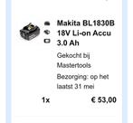 Makita accu nieuw in doos, Ophalen, Nieuw
