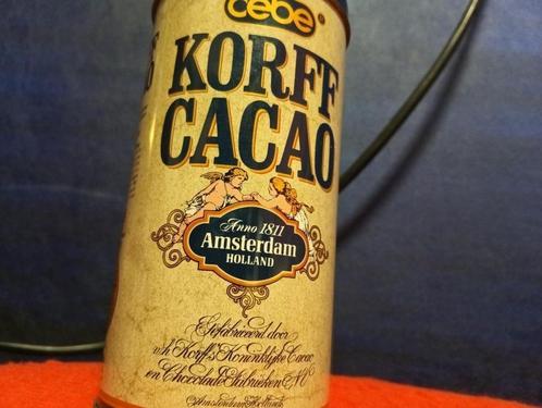 Vintage rond Cebe Korff Cacao blik, 250g., Verzamelen, Blikken, Zo goed als nieuw, Overige, Overige merken, Ophalen of Verzenden
