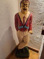 Vintage Houten Golfer Beeld, Ophalen, Gebruikt