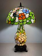 Tiffany Stijl Lamp met Bloemen en Vlinders, 100 tot 150 cm, Yhff, Ophalen of Verzenden, Tiffany