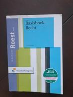 Basisboek Recht 14e druk, Mr. O.A.P. van der Roest, Zo goed als nieuw, Alpha, HBO