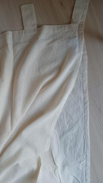 dubbele linnen gordijn creme 280 x 140 nieuw beschikbaar voor biedingen