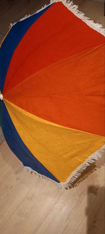 Retro Strandparasol - 1.2m Doorsnede beschikbaar voor biedingen