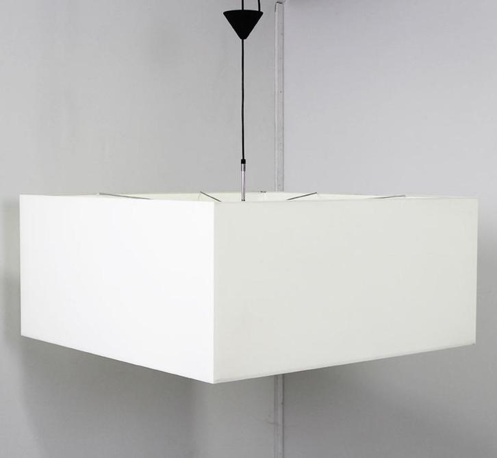 Moooi Square Piet Boon Hanglamp | 90 cm - Wit 19059, Huis en Inrichting, Lampen | Hanglampen, Gebruikt, 75 cm of meer, Stof, Ophalen