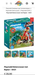 9431, Playmobil Motorcrosser compleet met benodigde acc, Ophalen of Verzenden, Zo goed als nieuw, Complete set