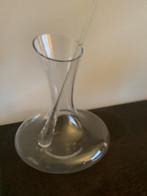 Glazen decanteer kan met glazen roerstok, Huis en Inrichting, Keuken | Servies, Glas of Glazen, Ophalen of Verzenden, Overige stijlen