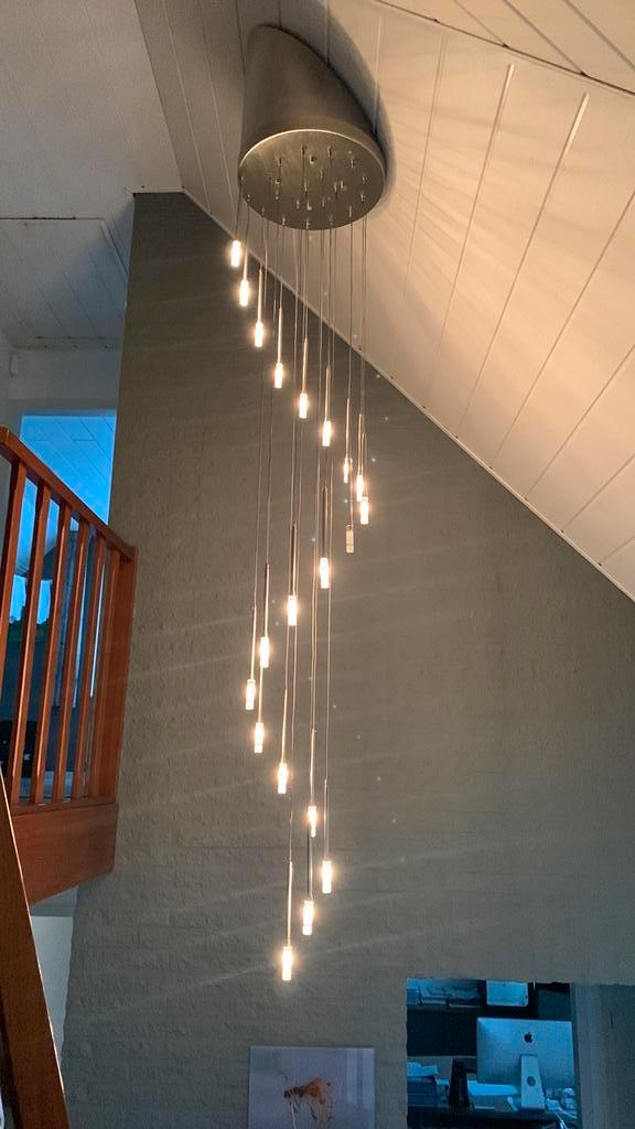 Prachtige hanglamp voor in een hal., Huis en Inrichting, Lampen | Plafondlampen, Gebruikt, Ophalen