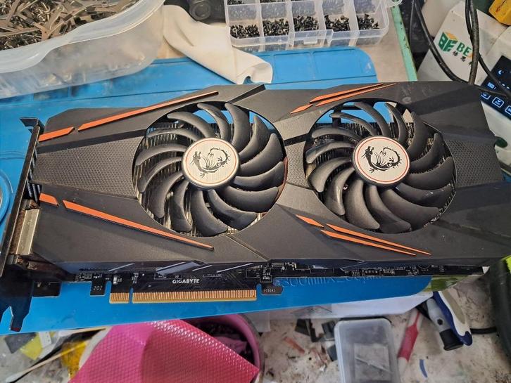 Nvidia GTX 1070 GPU, Computers en Software, Videokaarten, Zo goed als nieuw, Nvidia, PCI-Express 3.0, GDDR5, HDMI, DisplayPort